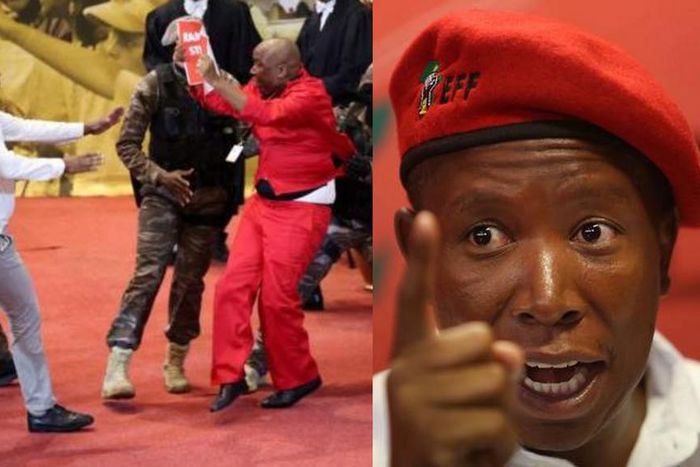 Julius Malema, 5 other EFF MPs suspended from South Africa’s parliament without pay