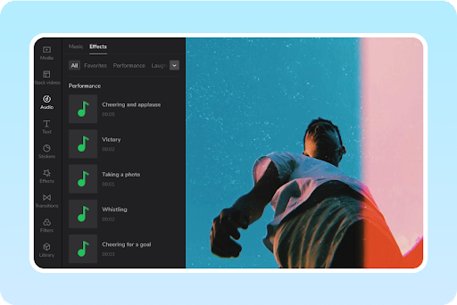 Free online video editor