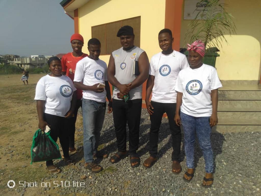 Global Fitness club donates waste bins