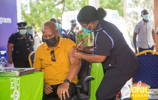 COVID-19 vaccines are safe – Mahama urges Ghanaians to get vaccinated