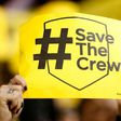 A fan of the Columbus Crew shows her support for keeping the team in the city