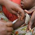 Child being vaccinated
