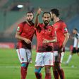 Al-Ahly forward Walid Soliman celebrates after scoring