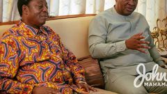 John Mahama and Dr. Kwabena Duffuor
