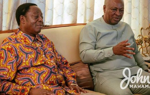 John Mahama and Dr. Kwabena Duffuor