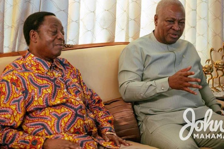John Mahama and Dr. Kwabena Duffuor