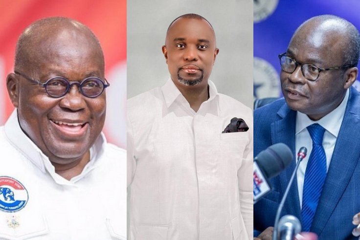 Nana Addo, Novihoho Afaglo and Dr Ernest Addison
