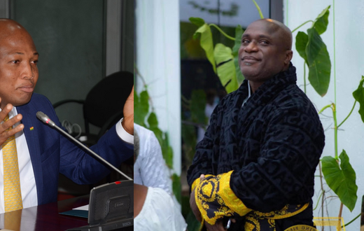 Okudzeto Ablakwa and Rev Victor Kusi Boateng