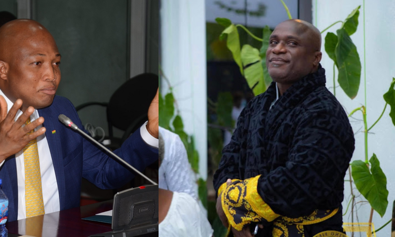Okudzeto Ablakwa and Rev Victor Kusi Boateng