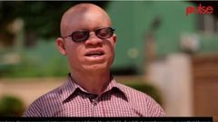 Director of the association of persons with albinism in Ghana, Newton Katseku