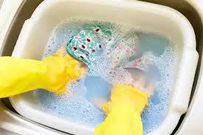 Underwear in hot water