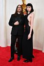 Sean Lennon and Charlotte Kemp Muhl matched in all-black ensembles.