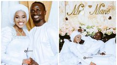See beautiful photos from Sadio Mane’s marriage to partner Aisha Tamba