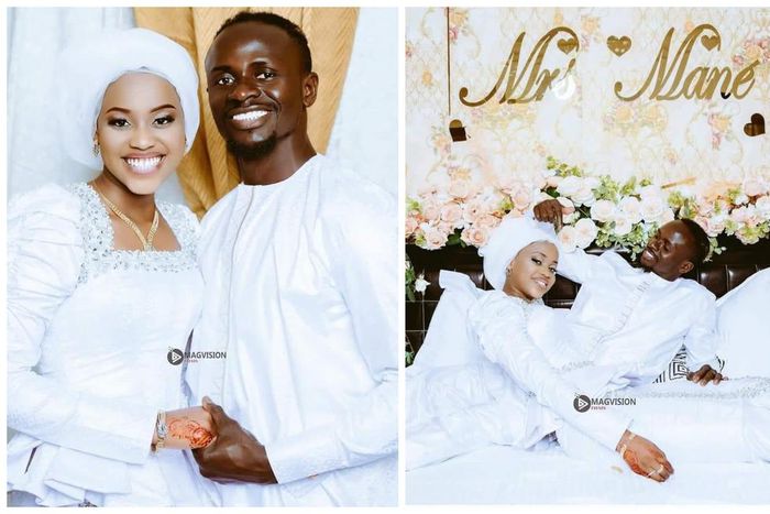 See beautiful photos from Sadio Mane’s marriage to partner Aisha Tamba