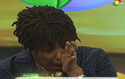 Nana Yaa Jantuah’s contagious tears over Dept Exchange get Ghanaians crying