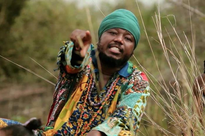 Reggae musicians and radio presenter, Blakk Rasta