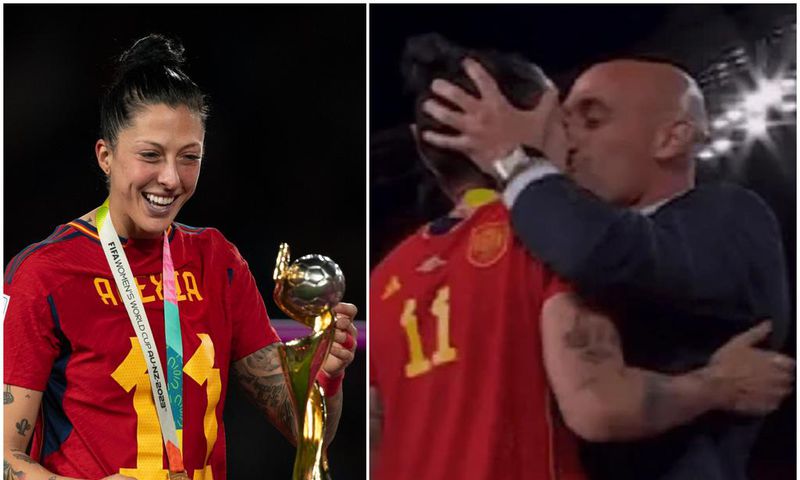 Spanish FA President apologises for kissing player on the lips after World Cup win