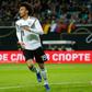 Manchester City forward Leroy Sane (L) scored Germany's opening goal in Thursday's 3-0 friendly win against Russia in Leipzig as head coach Joachim Loew named one of the youngest starting line-ups in his 12-year tenure.