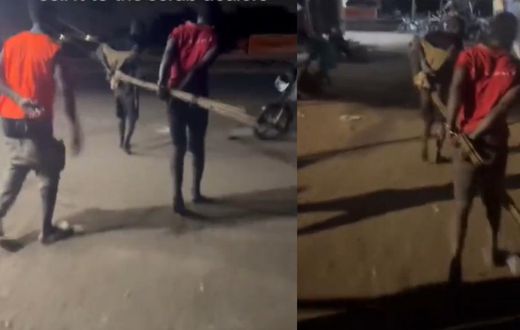 2 alleged thieves tied to stolen iron rods they tried to sell to scrap dealers