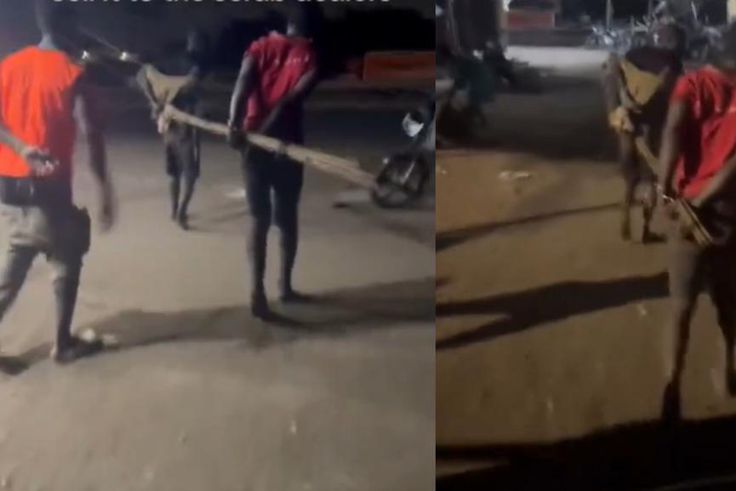 2 alleged thieves tied to stolen iron rods they tried to sell to scrap dealers