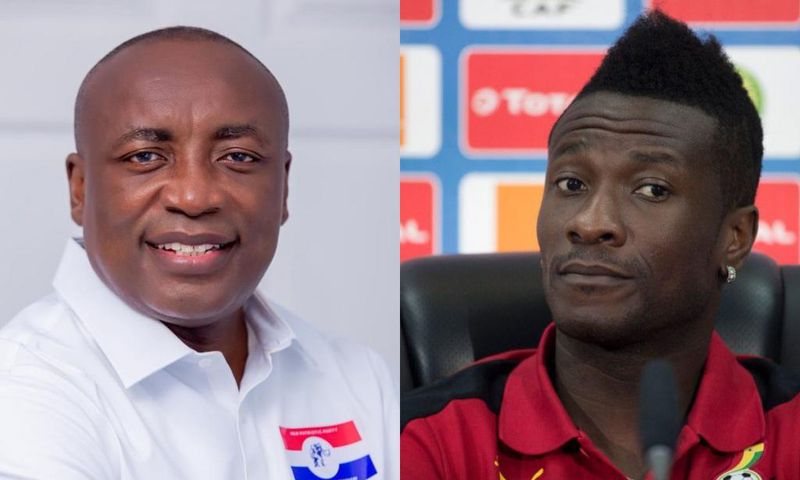 Ing. Kwabena Agyapong and former Black Stars captain, Asamoah Gyan are members of the NPP's manifesto team.