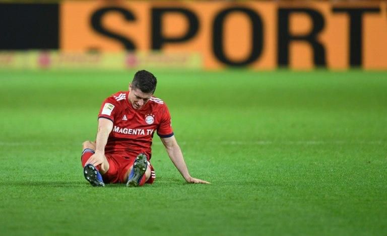 Lewandowski scored twice against his former club but still ended up on the losing side