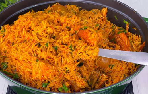 Palm oil jollof rice
