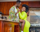 Okyeame Kwame and his wife, Annica