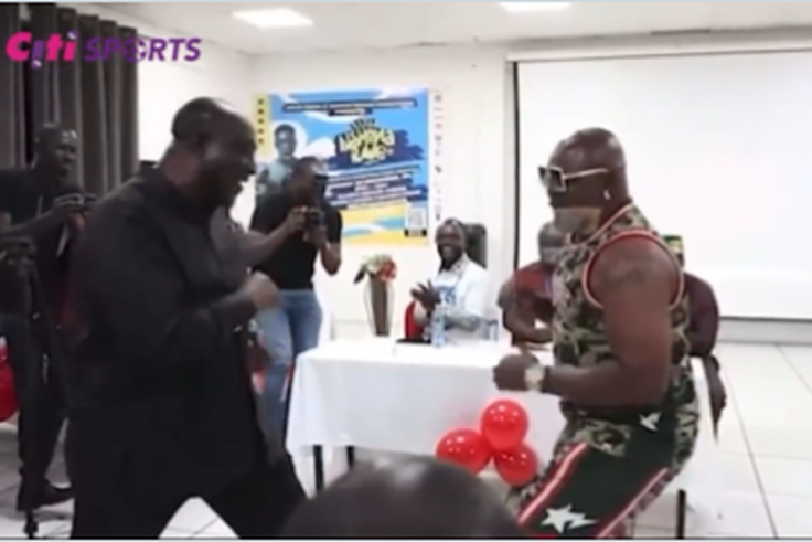 Video: Alan Kyerematen takes on Bukom Banku in funny sparring session