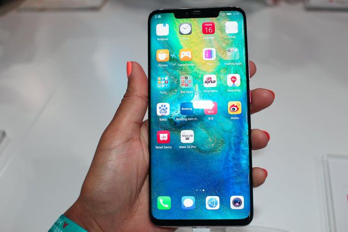 Huawei Mate 20 in the hand