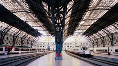 Train station in Barcelona, Spain [Getty]