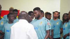 ‘Give us good stadiums to play good football’ – Partey tells Dr. Bawumia