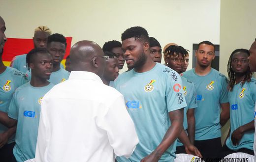‘Give us good stadiums to play good football’ – Partey tells Dr. Bawumia