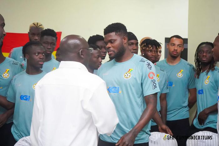 ‘Give us good stadiums to play good football’ – Partey tells Dr. Bawumia