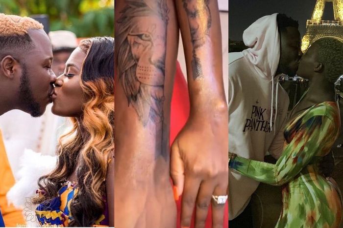 Medikal, Fella Makafui strengthen their love as they get matching tattoos