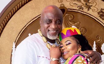 Empress  Gifty and husband, Hopeson Adorye