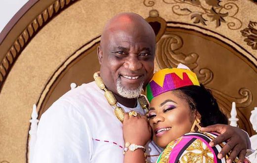 Empress  Gifty and husband, Hopeson Adorye