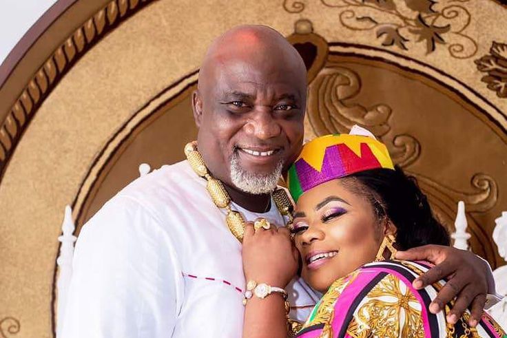Empress  Gifty and husband, Hopeson Adorye