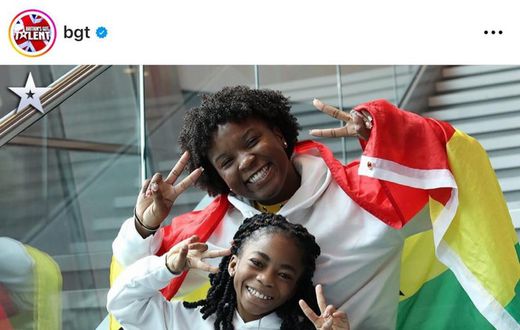 Afronita, Abigail representing Ghana on BGT