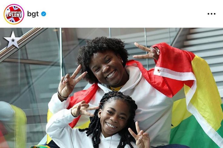 Afronita, Abigail representing Ghana on BGT