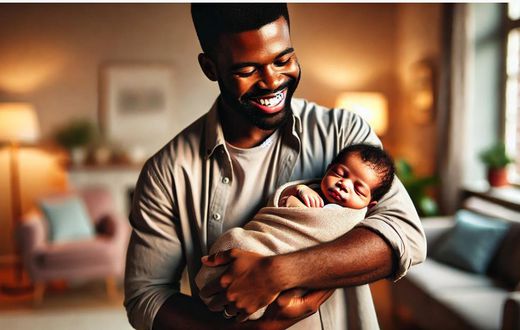 Happy father