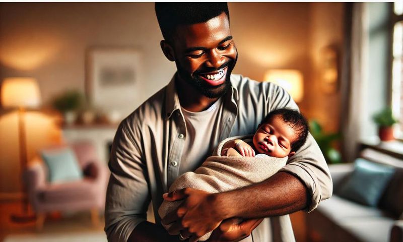 Happy father