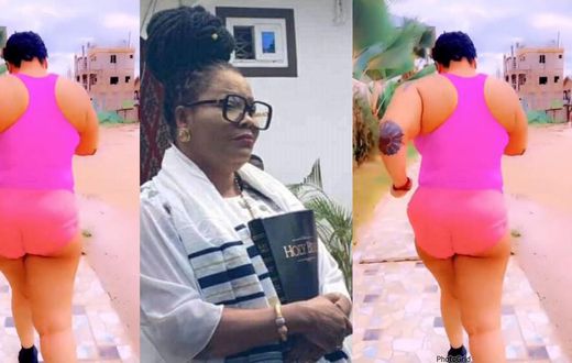 Evangelist Mama Pat goes for a run half-naked