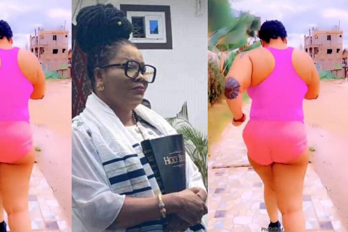 Evangelist Mama Pat goes for a run half-naked