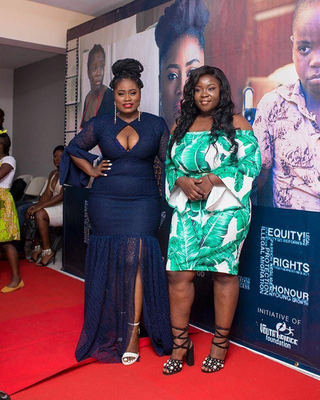 Ghanaian actresses, Lydia Forson and Maame Serwaa