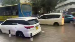 'Nairobi sea-ty haiwork' – Babu Owino, Mike Sonko to roast Sakaja as Nairobi roads and estates flood after a few hours of rain