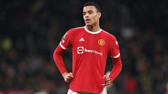 Suspended from training or playing - Manchester United striker Mason Greenwood.