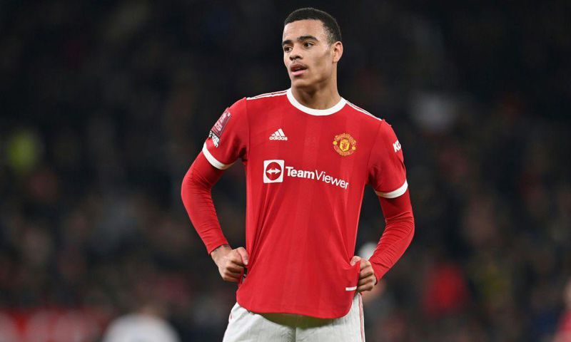 Suspended from training or playing - Manchester United striker Mason Greenwood.
