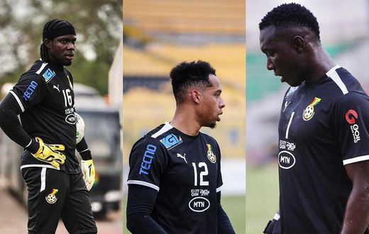 Goalkeeper Black Stars. – Ati-Zigi, Ofori, Wollacott