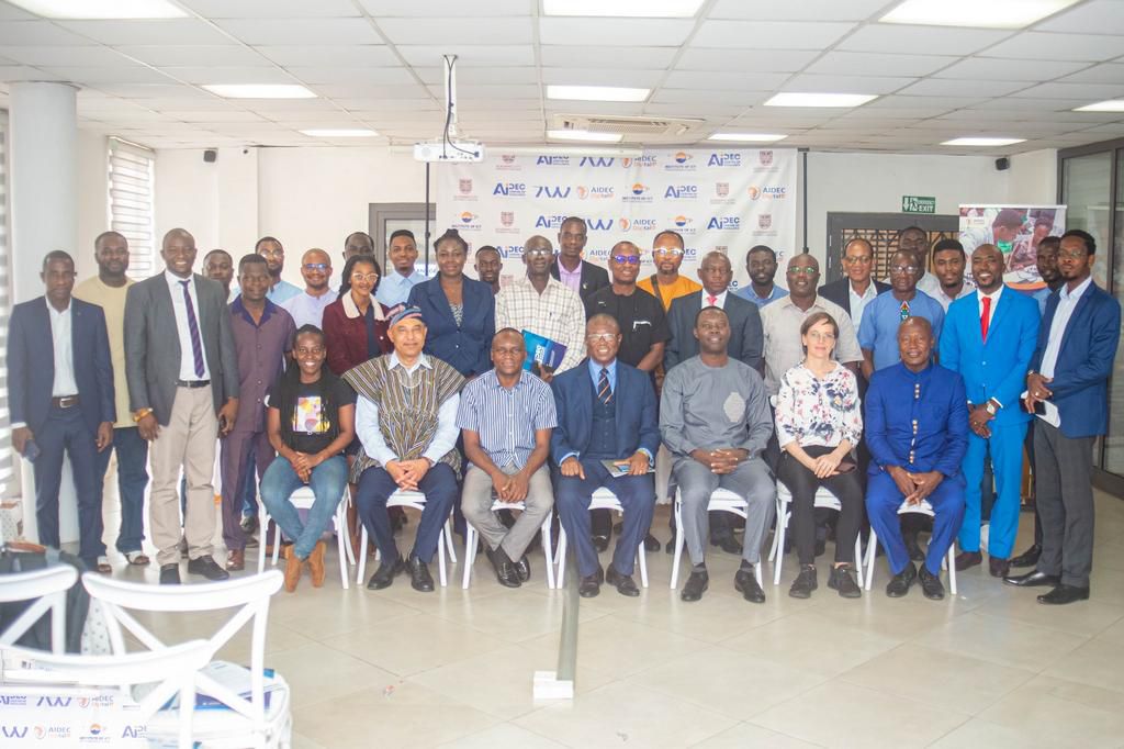 Invited guests and management of AIDEC Digital at official unveiling of AIDEC AI Centre of Excellence